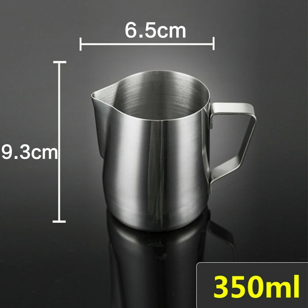 100/350/600ml Milk Jugs Fashion Stainless Steel Milk Craft Milk Frothing Pitcher Coffee Latte Frothing Art Jug Pitcher Mug Cup