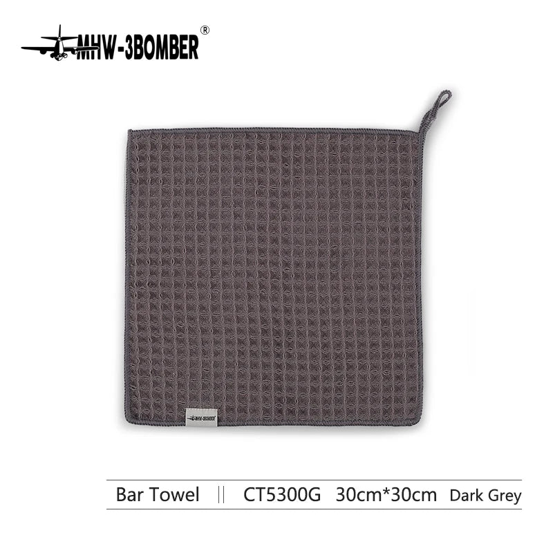 MHW-3BOMBER Coffee Bar Cleaning Towel 4 Packs Espresso Microfiber Cleaning Cloths Home Barista Clean Tools Kitchen Accessories