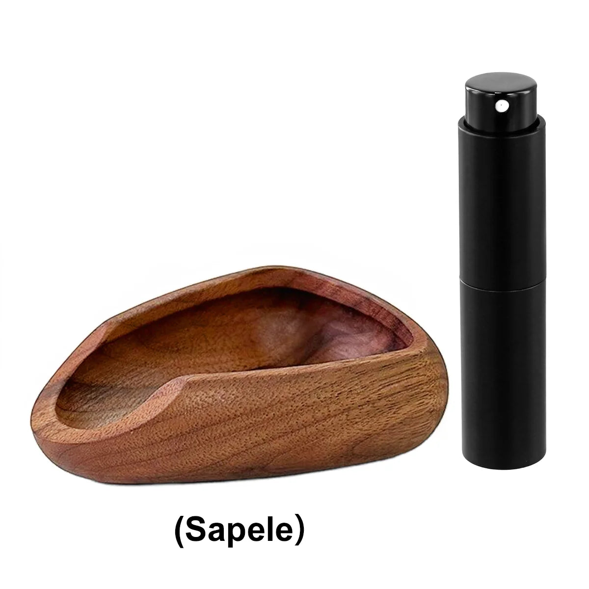 Leeseph Multifunctional Wooden Coffee Bean Dosing Cup and Light Spray Bottle Barista Set for Enhance Brewing Coffee Experience