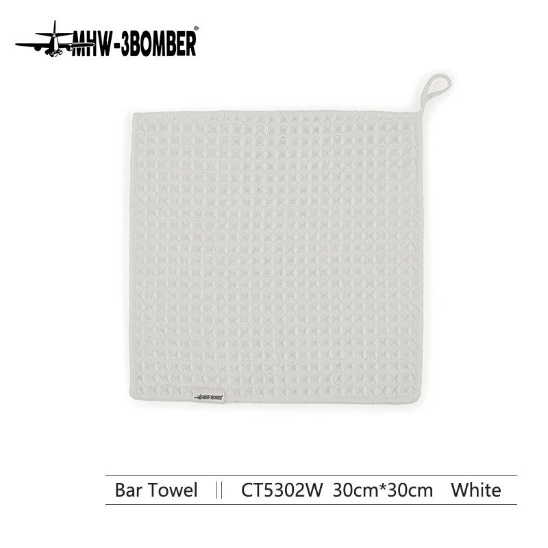 MHW-3BOMBER Coffee Bar Cleaning Towel 4 Packs Espresso Microfiber Cleaning Cloths Home Barista Clean Tools Kitchen Accessories